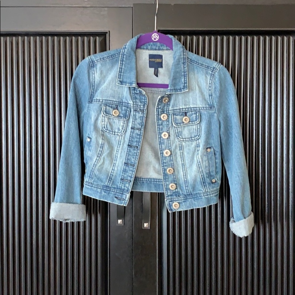 Cropped Denim Jacket